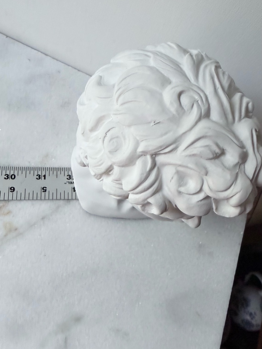David Classical Marble David head Bust Sculpture - Picture 12 of 12